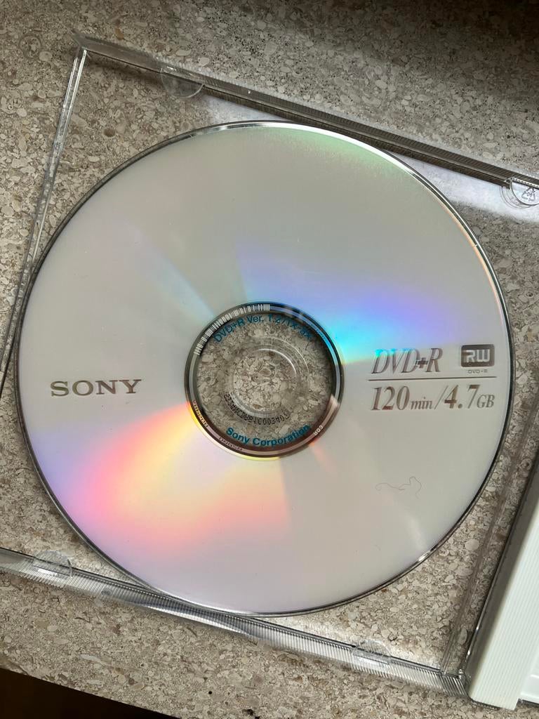 CD-R 5 unités et 1 DVD+R à enregistrer, avec leurs boîtes, Neuf, Sony et TDK, Enlèvement ou Envoi, Double couche
