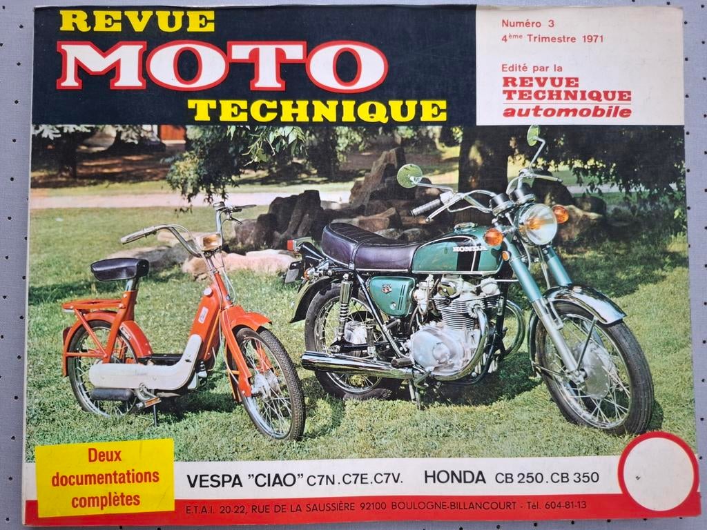 Honda CB 250 350 & Vespa Ciao, Ophalen, Honda