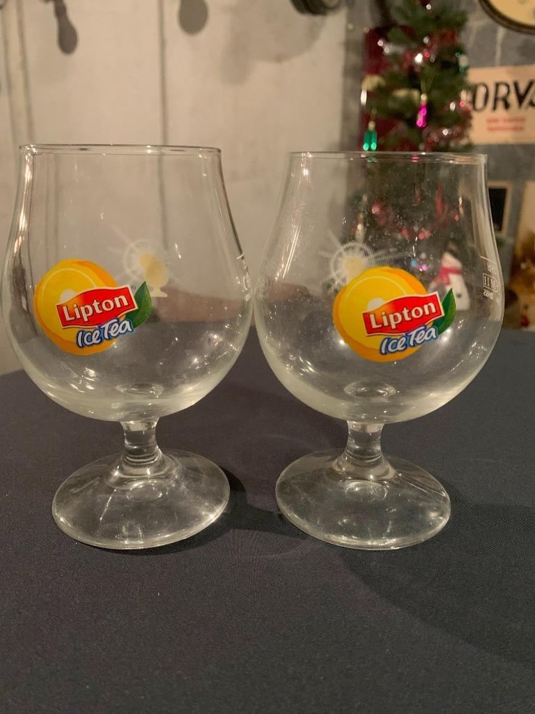 Glazen Ice Tea, Ophalen, Zo goed als nieuw, Frisdrankglas
