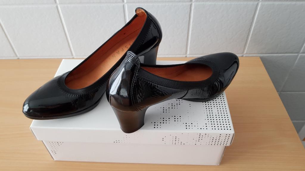 Zwarte laklederen pumps, Ophalen, Pumps, Zwart, Hispanitas
