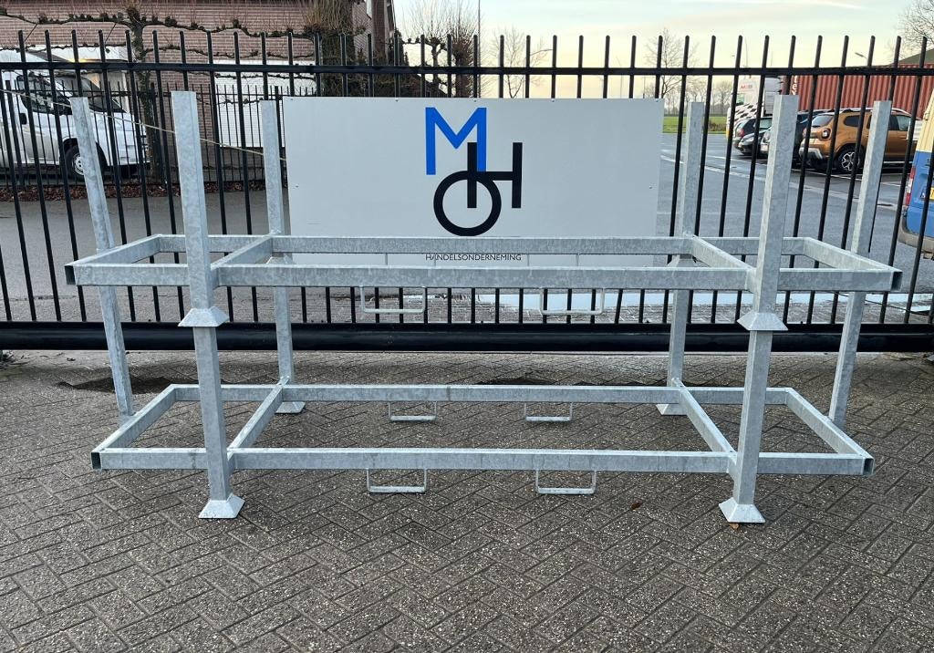 Stapelbokken kunststof rijplaten 3.00x1.00M NIEUW, Ophalen