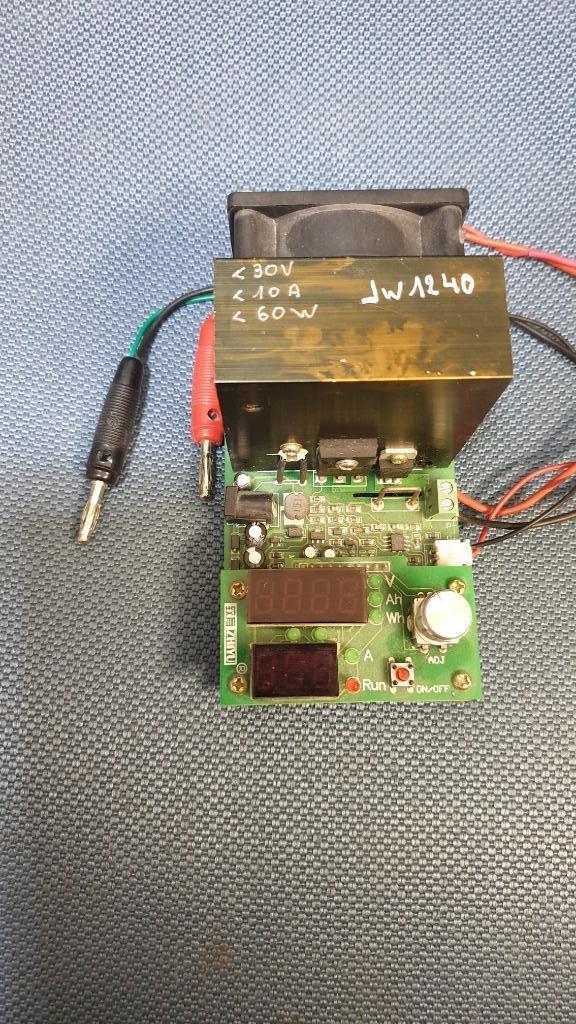 jw1240: elektronische belasting als test van voeding en bat, Ophalen of Verzenden, Zo goed als nieuw, Elektriciteit