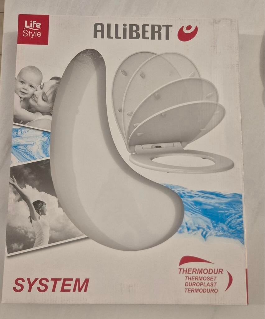 Nieuwe luxe toiletbril: Allibert, model System, Huis en Inrichting, Badkamer | Badtextiel en Accessoires, Nieuw, Ophalen of Verzenden