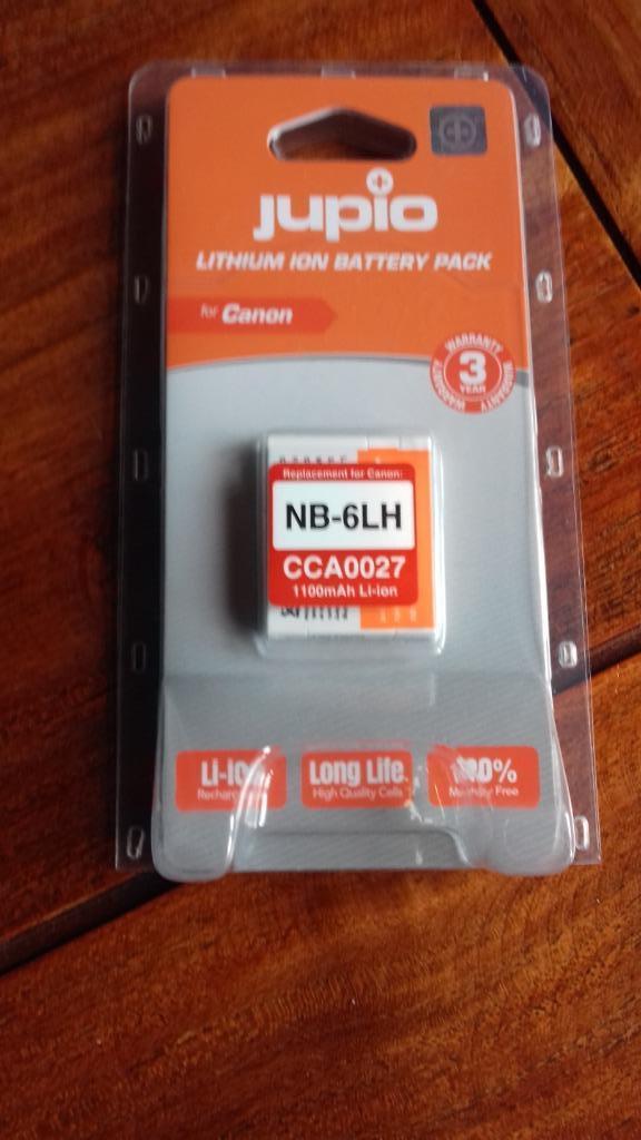 Canon batterij Jupio (nieuw), Audio, Tv en Foto, Ophalen of Verzenden, Nieuw