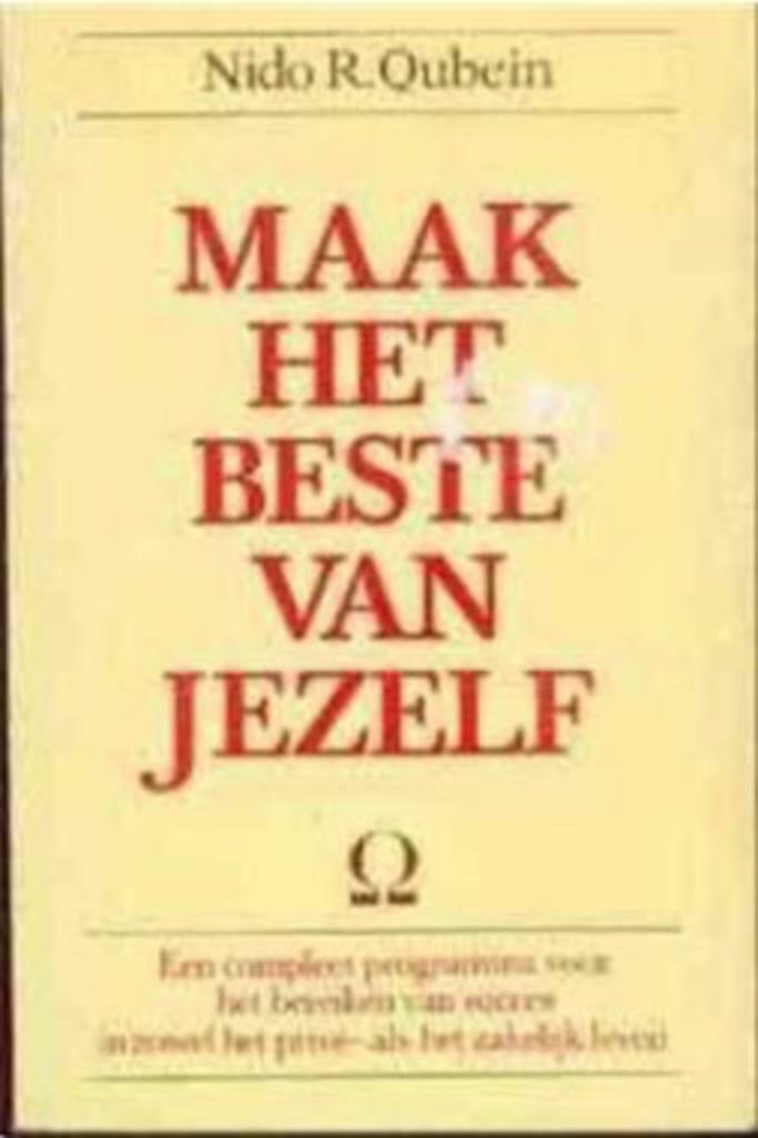 Maak het beste van jezelf, Nido R.Qubein, Enlèvement ou Envoi, Utilisé