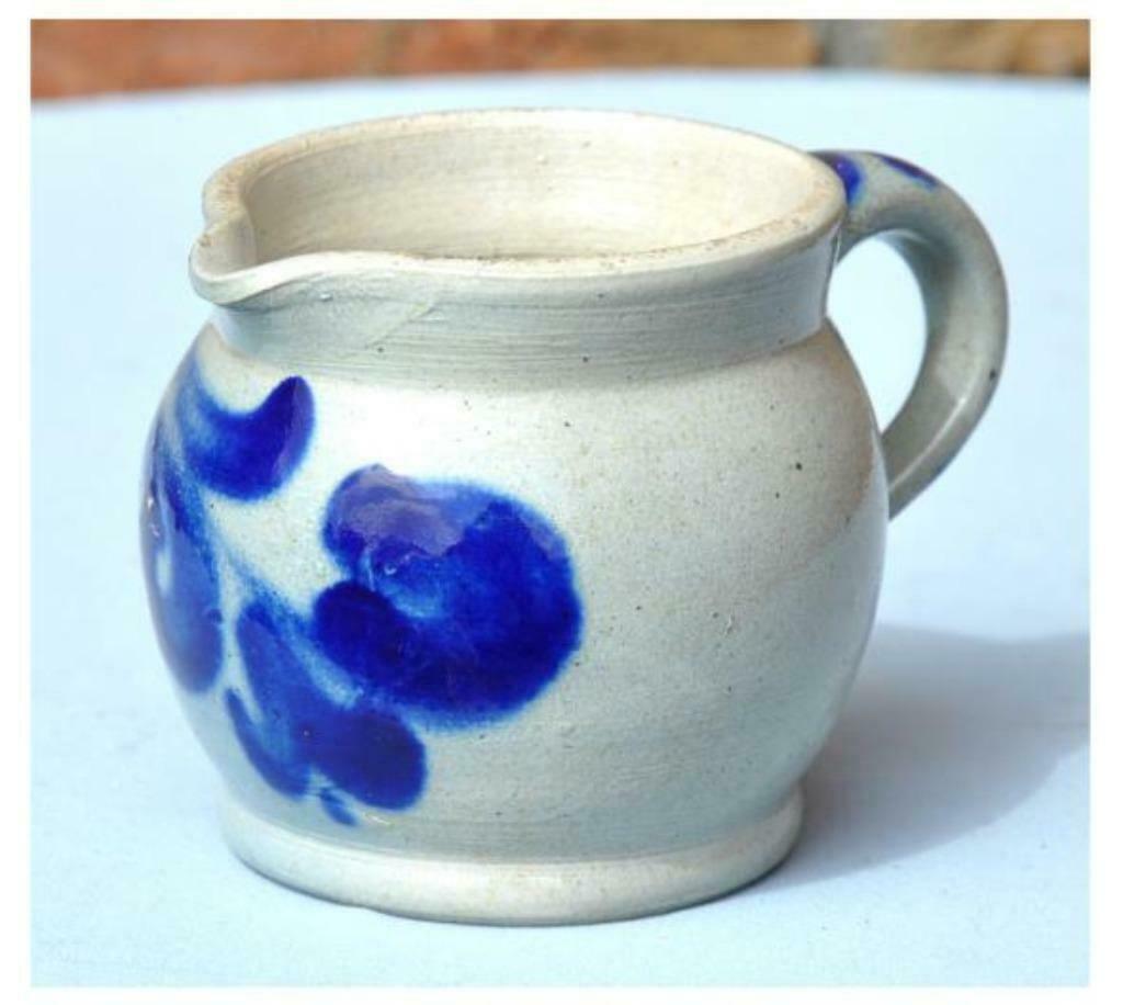 §pot au lait gres gris bleu n°1, Antiquités & Art, Enlèvement ou Envoi