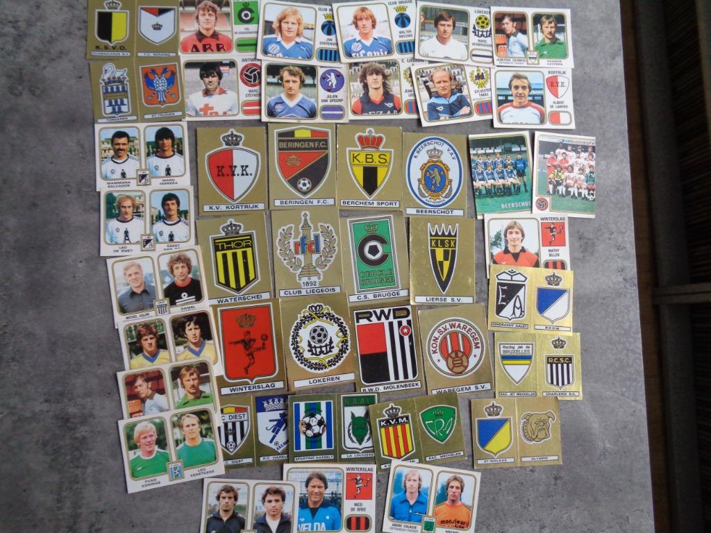 PANINI VOETBAL STICKERS FOOTBALL 81 PLAATJES 41X ANNO 1981, Verzenden, Zo goed als nieuw