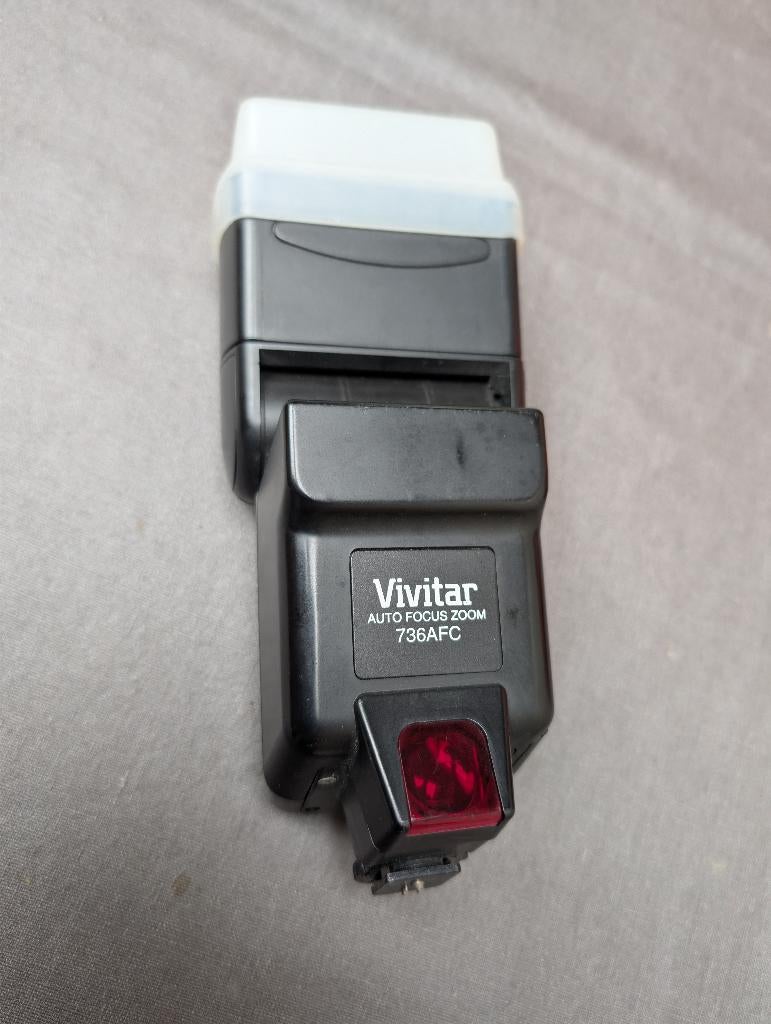 Vivitar-flitser voor Sony alpha, Ophalen of Verzenden, Gebruikt, Kantelbaar