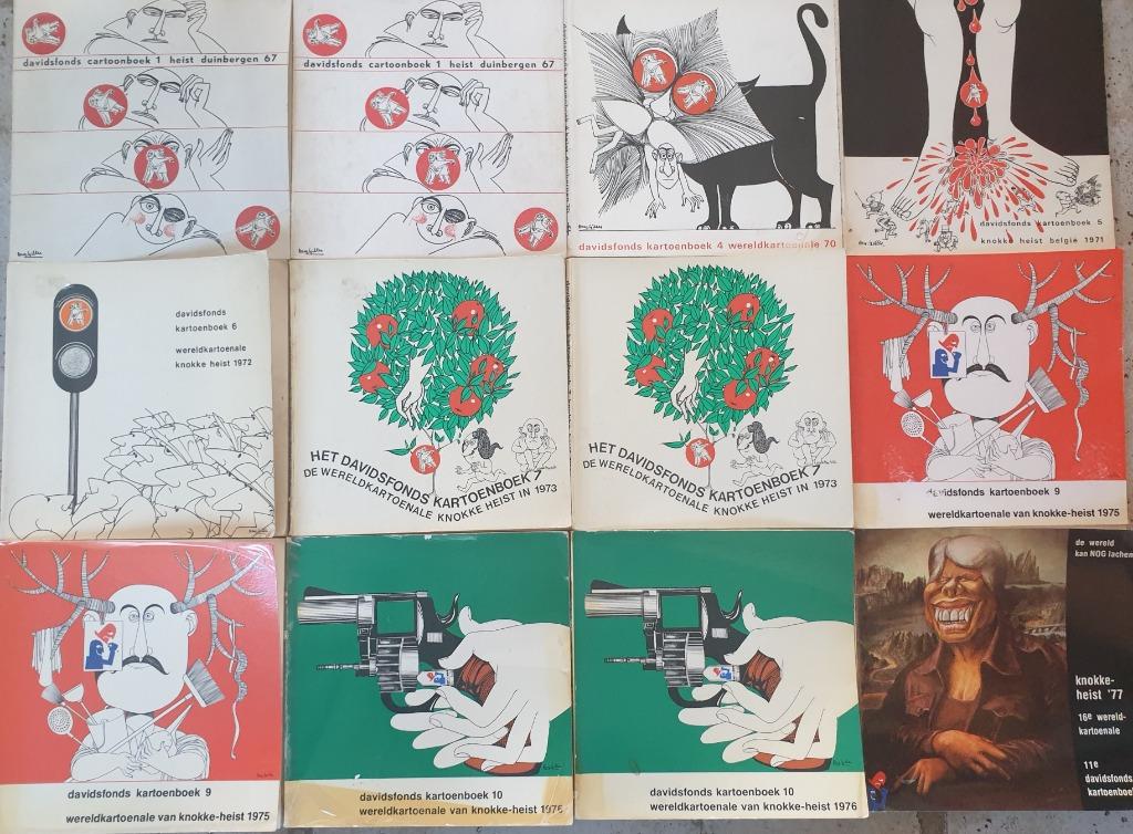 cartoons knokke-heist, Ophalen of Verzenden, Gelezen, Cartoons