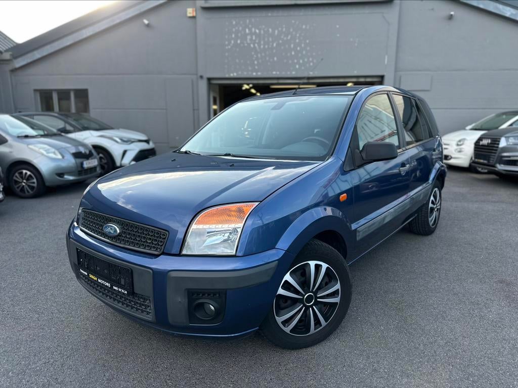 Ford Fusion 1.6 benzine | Airco | Cruise | GARANTIE |, Auto's, Ford, 1596 cc, Stof, Fusion, Blauw