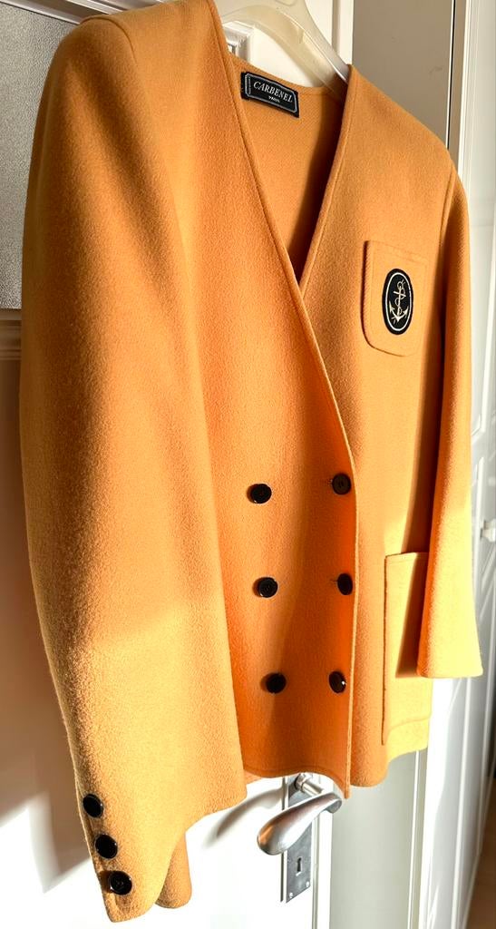 Veste de marque Carbenel Paris, 100% laine, Carbenel, Comme neuf, Taille 46/48 (XL) ou plus grande, Jaune