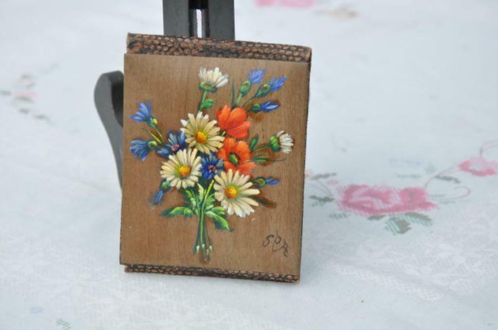 §  porte cartes de credit en bois de spa, Antiquités & Art, Enlèvement ou Envoi