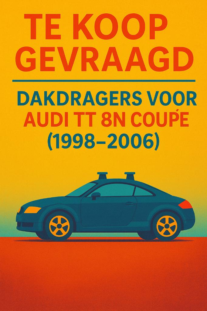 Recherchés: barres de toit pour Audi TT 8N Coupé (1998-2006), Enlèvement ou Envoi, Utilisé
