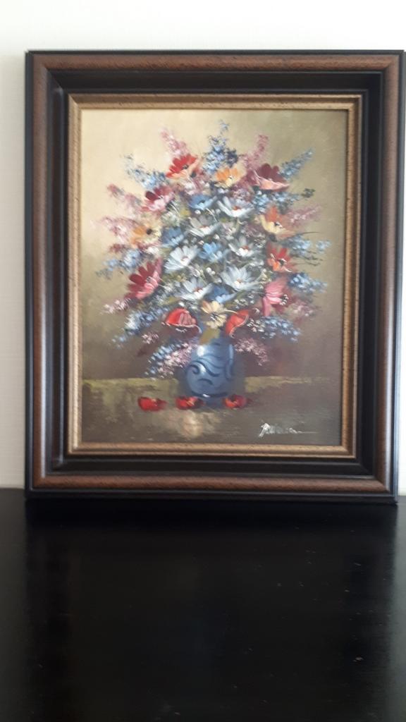 Schilderij op doek., Ophalen