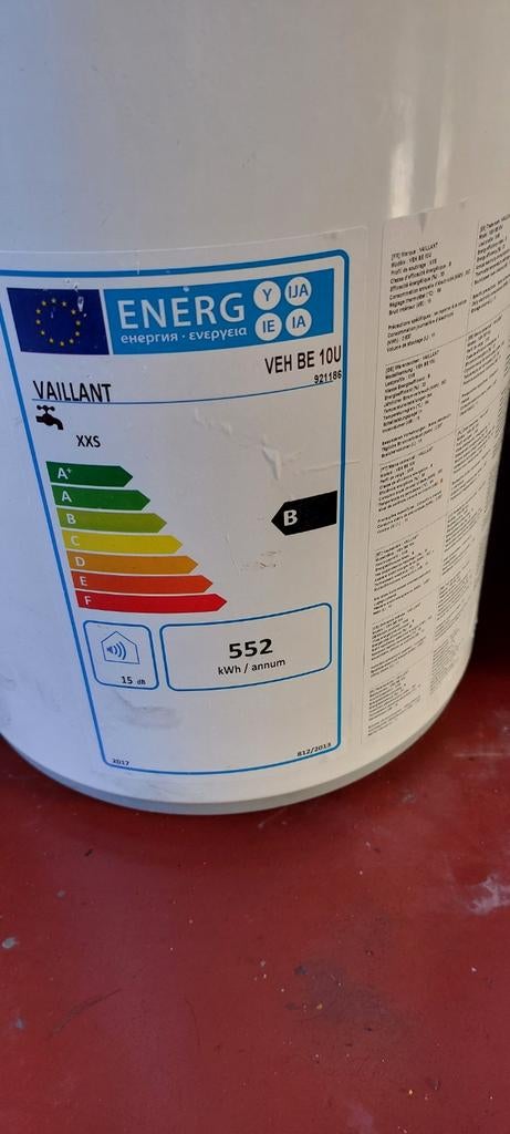 Chaudière de cuisine Vaillant 10l, Enlèvement