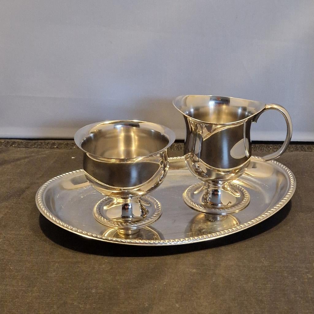 Alfra Alessi roomstel | melkkannetje en suikerpotje, Enlèvement, Utilisé