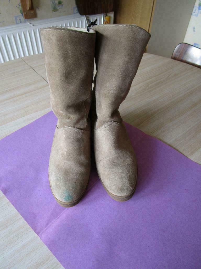 Bottillon pointure 36, Enlèvement ou Envoi, Brun, Porté, Bottes hautes