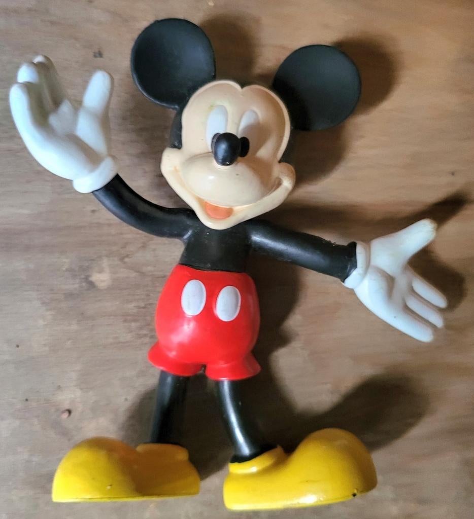 Mickey Mouse flexibel figuurtje, Ophalen of Verzenden, Mickey Mouse, Zo goed als nieuw