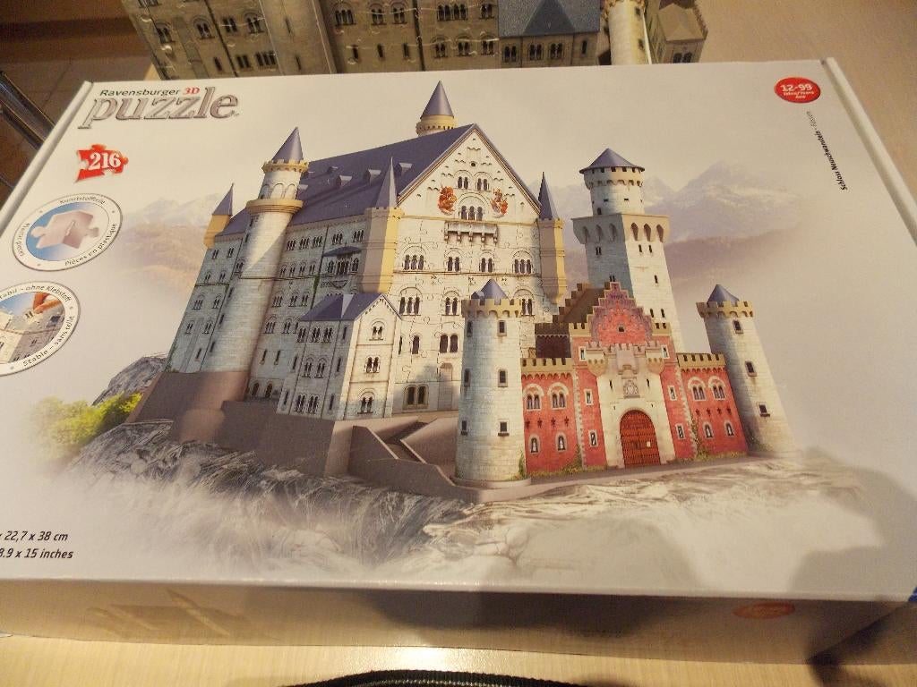 3D puzzel KASTEEL  NEUSCHANSTEIN, Hobby en Vrije tijd, Ophalen, Gebruikt, Rubik's of 3D-puzzel