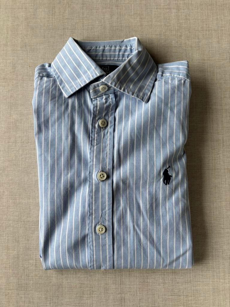 Hemd met lange mouwen Polo Ralph Lauren, Maat 8 jaar, Ophalen of Verzenden, Zo goed als nieuw
