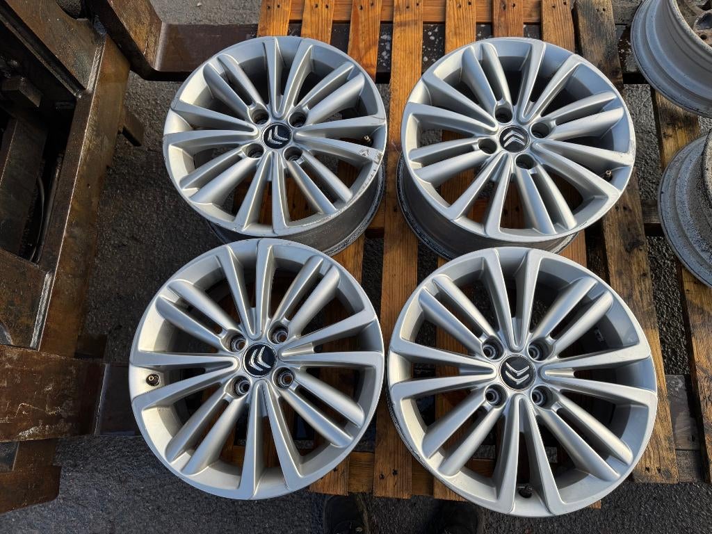 4 jantes alu Citroen 4x108 16 pouces, Enlèvement, Utilisé, Citroën