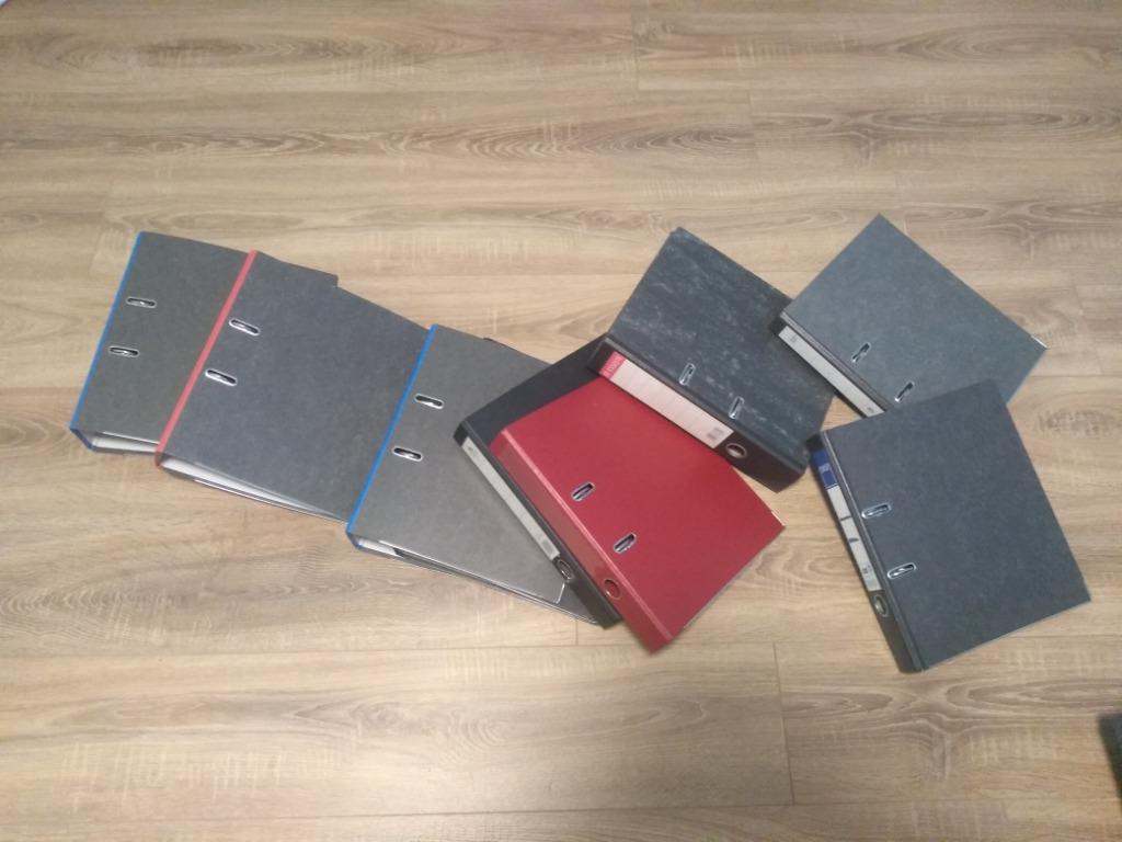 8 A4 ordners, Diversen, Schoolbenodigdheden, Ophalen of Verzenden, Gebruikt