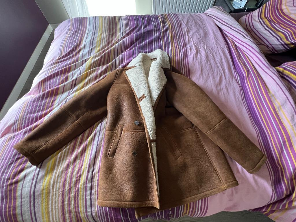 VESTE MOUTON RETOURNE, Neuf, Brun, RiverWood, Enlèvement