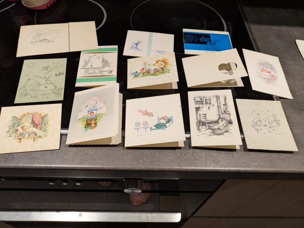 Geboortekaartjes 1963, Enlèvement ou Envoi, Avant 1970, Carte de naissance