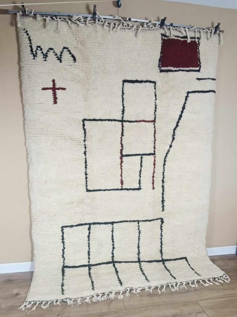 Tapis berbère en laine, tapis neuf, couleur 300 x 200 cm, Neuf, 200 cm ou plus, Crème, 200 cm ou plus