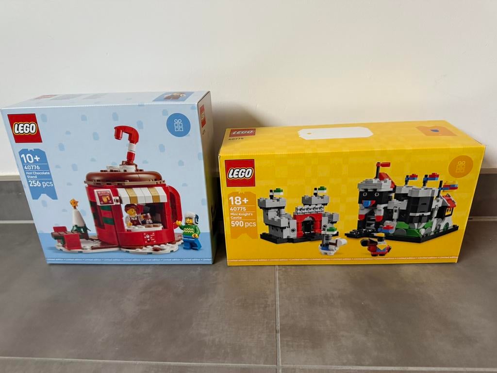 Lego Hot Chocolate Stand + Mini Castle, Ophalen of Verzenden, Zo goed als nieuw, Lego