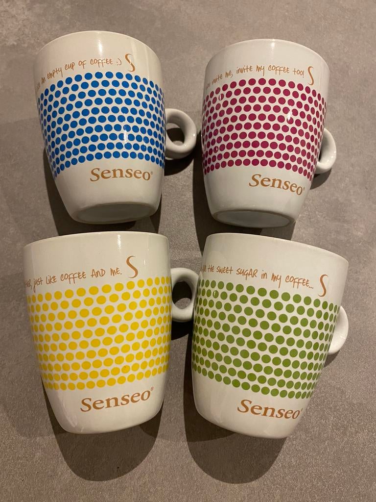 4 Senseo koffietassen (NIEUW), Ophalen, Nieuw