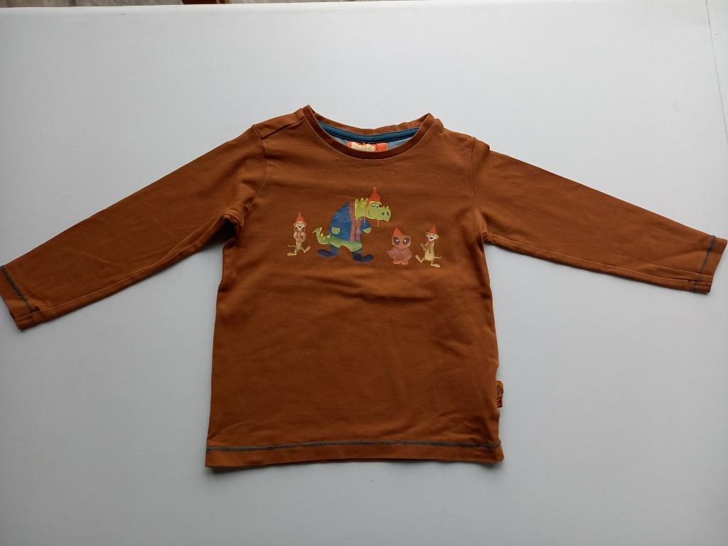 Nieuwstaat mooie bruine longsleeve maat 92 Kaatje, Jongen of Meisje, Ophalen of Verzenden, Shirt of Longsleeve, Kaatje (JBC)