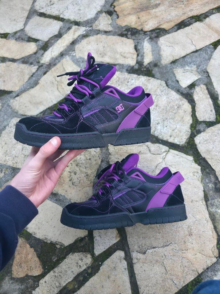DC Shoes Court Graffik - Zwart/Paars Butterfly Editie, Zwart, Nieuw, Ophalen of Verzenden, Sneakers