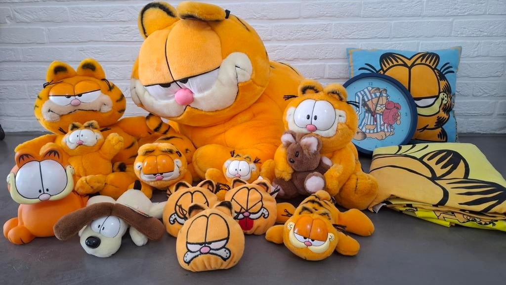 Lot vintage Garfield, Ophalen, Garfield, Zo goed als nieuw