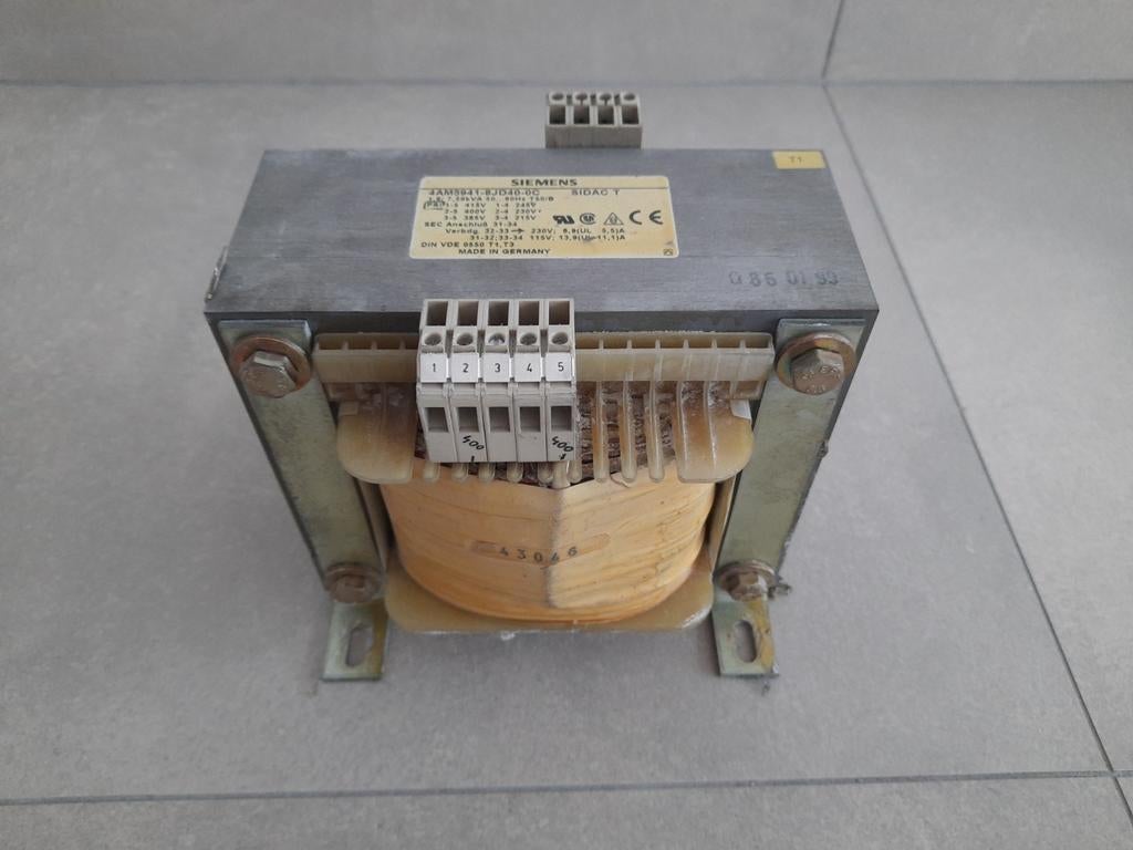 Siemens transfo 7,59kVA  400V-230V, Enlèvement ou Envoi, Comme neuf