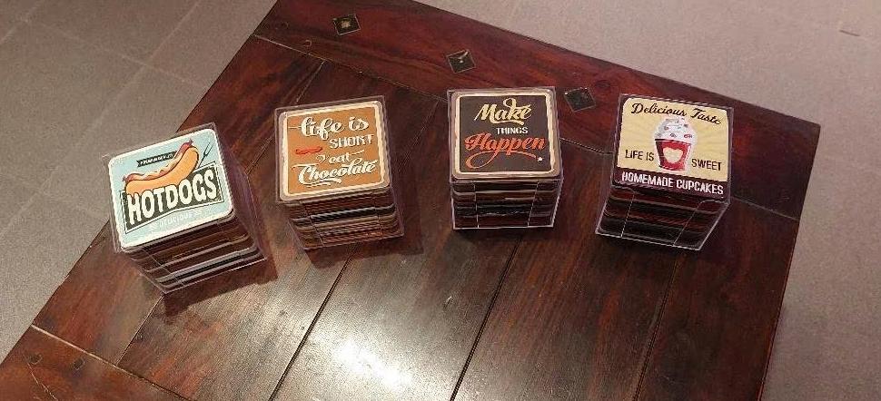 Assortiment de sous-verres, Enlèvement