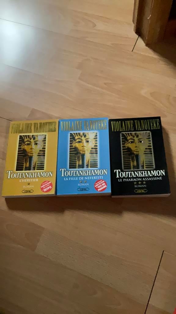 Violaine  Vanoyeke,Toutankhamon, trilogie, Enlèvement ou Envoi, Comme neuf