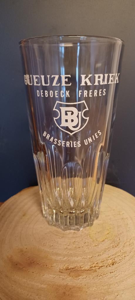 GUEUZE KRIEK DEBOECK FRERES, Verzamelen, Biermerken, Ophalen of Verzenden, Zo goed als nieuw, Glas of Glazen, Overige merken