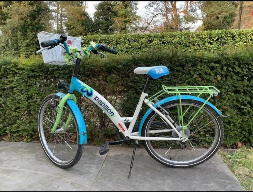 Vélo 24 pouces pour filles avec panier, Enlèvement, Utilisé, 24 pouces, Vitesses