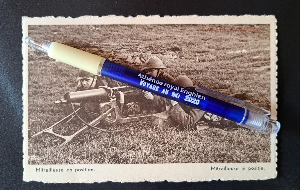 ABBL Armée belge mitrailleuse carte postale d'avant guerre, Collections, Enlèvement ou Envoi