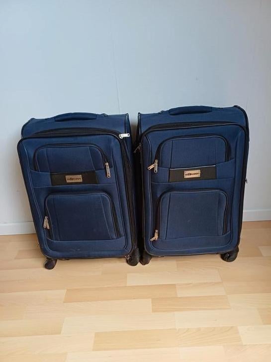 2 valiezen van Leonardo, Handtassen en Accessoires, Koffers, Ophalen, Zo goed als nieuw
