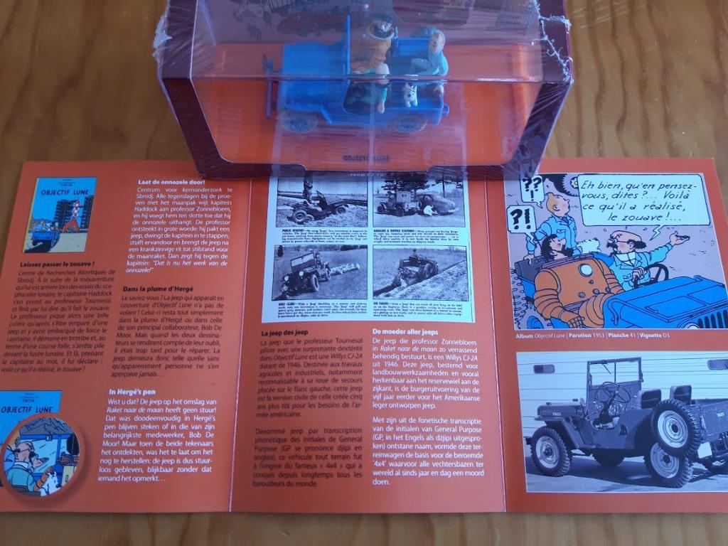 Kuifje - Tintin 'Raket naar de maan - de Jeep Cj-2A' 2013, Collections, Envoi, Tintin, Neuf, Statue ou Figurine