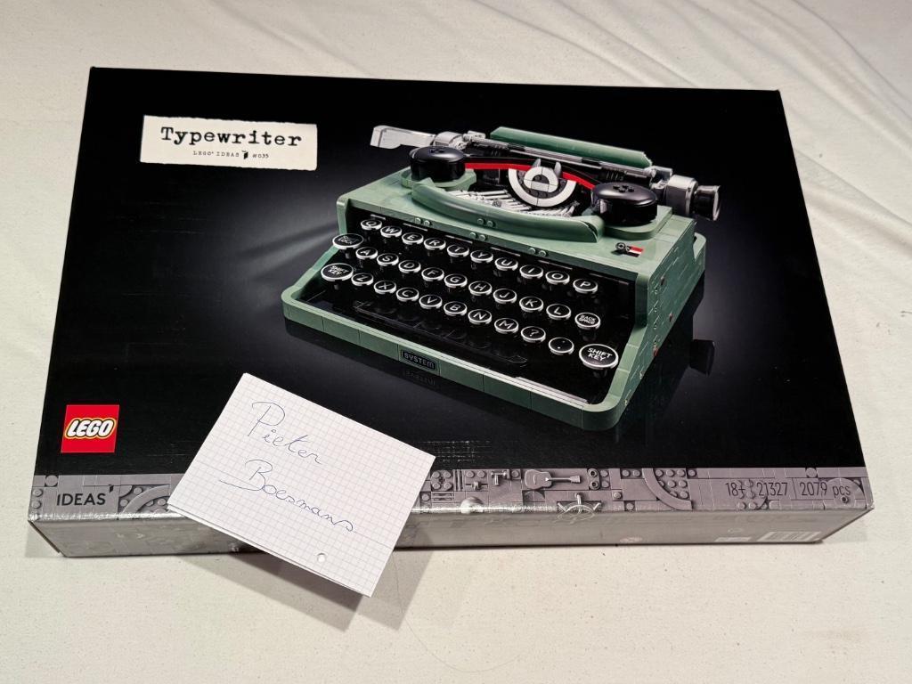 LEGO typewriter 21327, Ophalen of Verzenden, Nieuw, Complete set, Lego