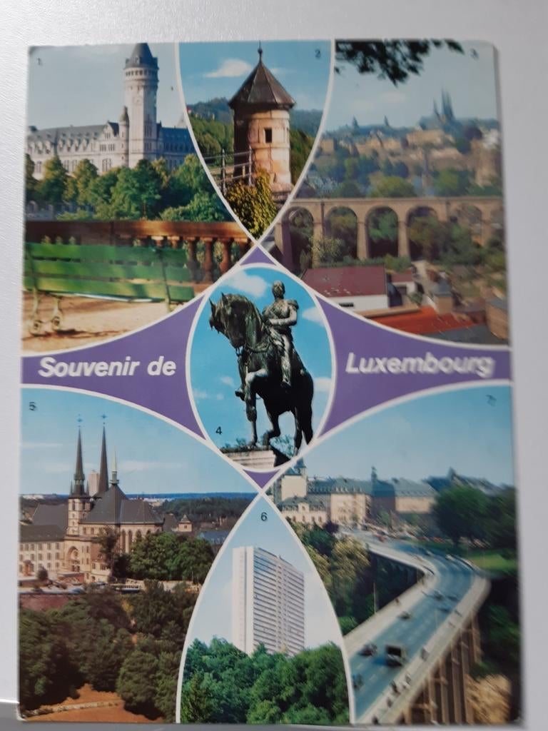 Carte postale Luxembourg, Collections, Envoi, 1980 à nos jours, Non affranchie, Belgique et Luxembourg