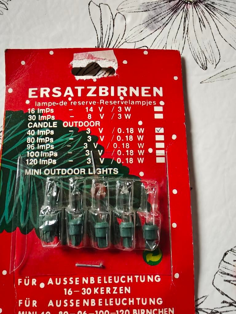 Lampjes Reserve Kerstverlichting, Ophalen of Verzenden, Nieuw