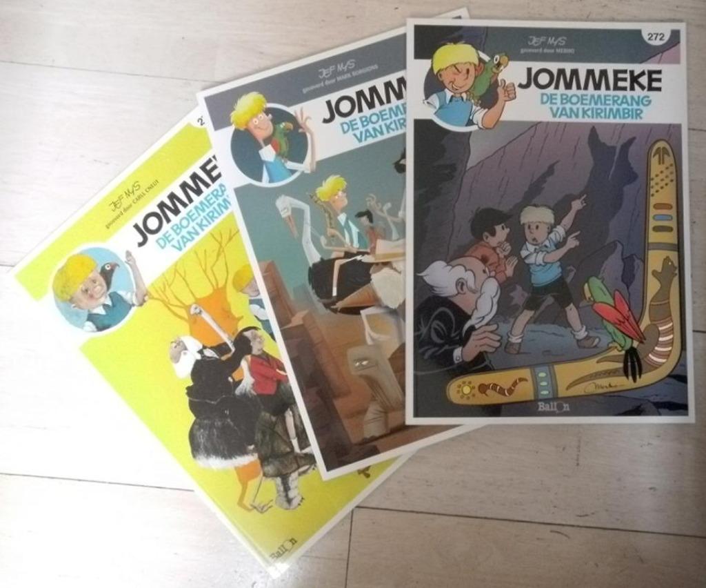 Jommeke - De boemerang van Kirimbir (speciale covers), Ophalen of Verzenden