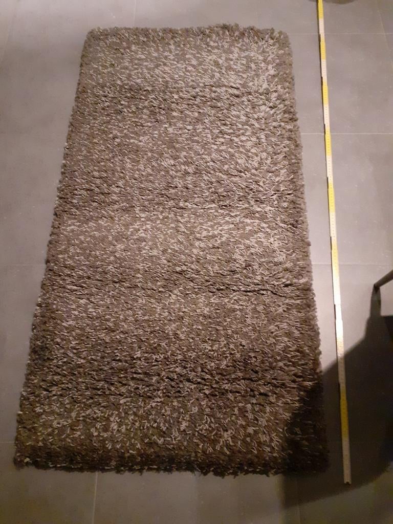 Tapijt luxury shaggy, Enlèvement ou Envoi, Comme neuf, Gris