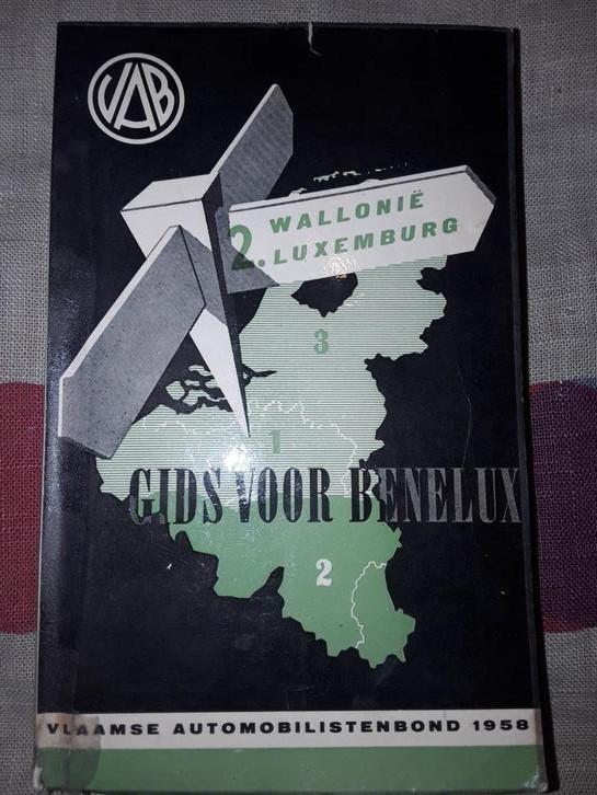gids voor Wallonië en Luxemburg, 1958, Enlèvement ou Envoi, Utilisé