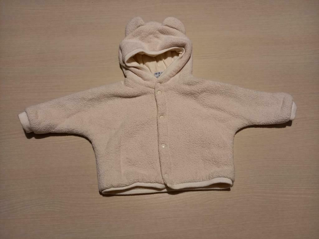 Mooi ecrukleurig winterjas, maat 74/80, Kinderen en Baby's, Caramella, Meisje, Ophalen of Verzenden, Zo goed als nieuw