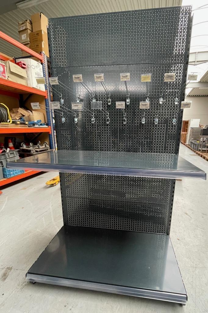 Set planken - displays - metalen gondels, Ophalen
